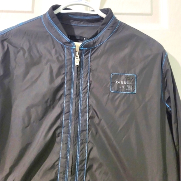 Diesel 1978 Men's Light Full Zip Nylon Jacket Size M - Picture 3 of 15